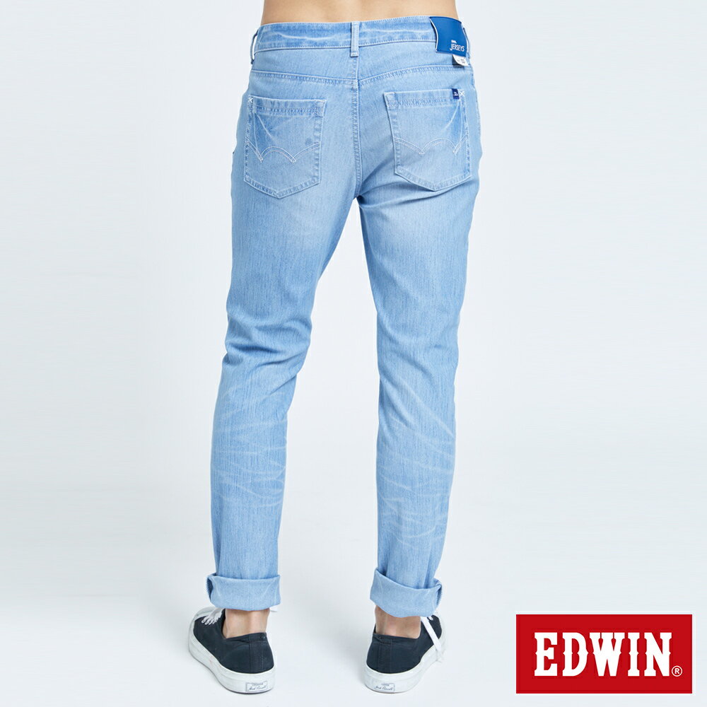 EDWIN JERSEY 迦績 EJ2超彈窄直褲-男款 拔淺藍 2
