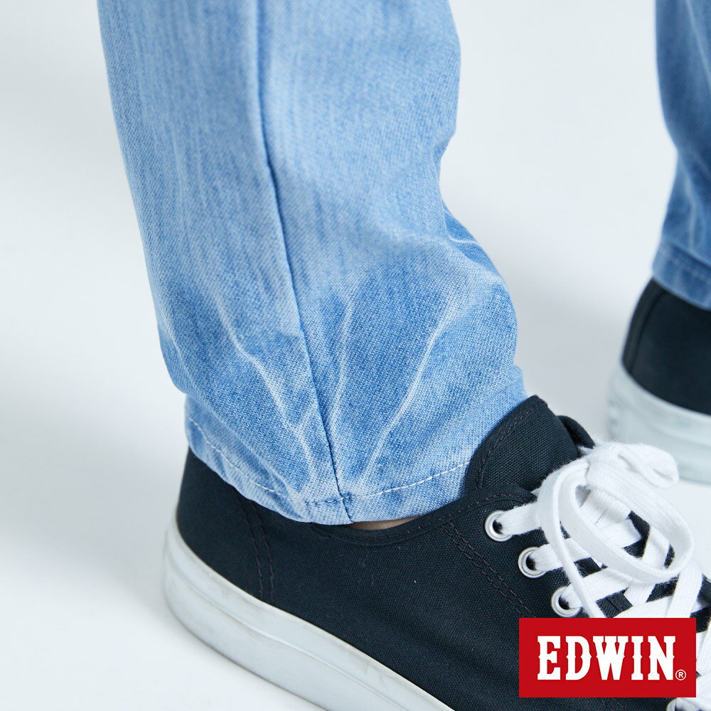 EDWIN JERSEY 迦績 EJ2超彈窄直褲-男款 拔淺藍 8