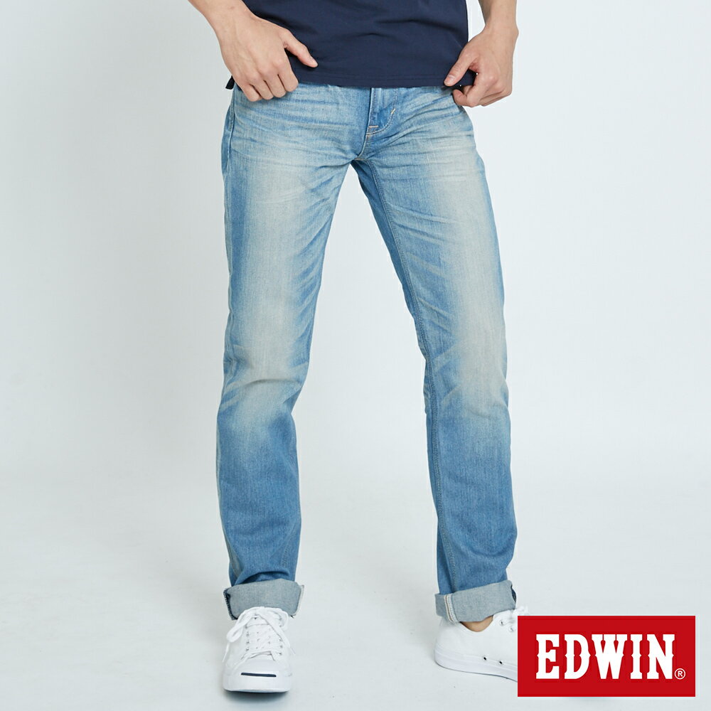 EDWIN 503 VINTAGE 修身個性AB牛仔褲-男款 拔洗藍 TAPERED 《7月APP結帳限定折扣》單筆滿666憑序號「19Jul50折50元」單筆滿6000憑序號「19Jul500單筆折500元」[限一次]