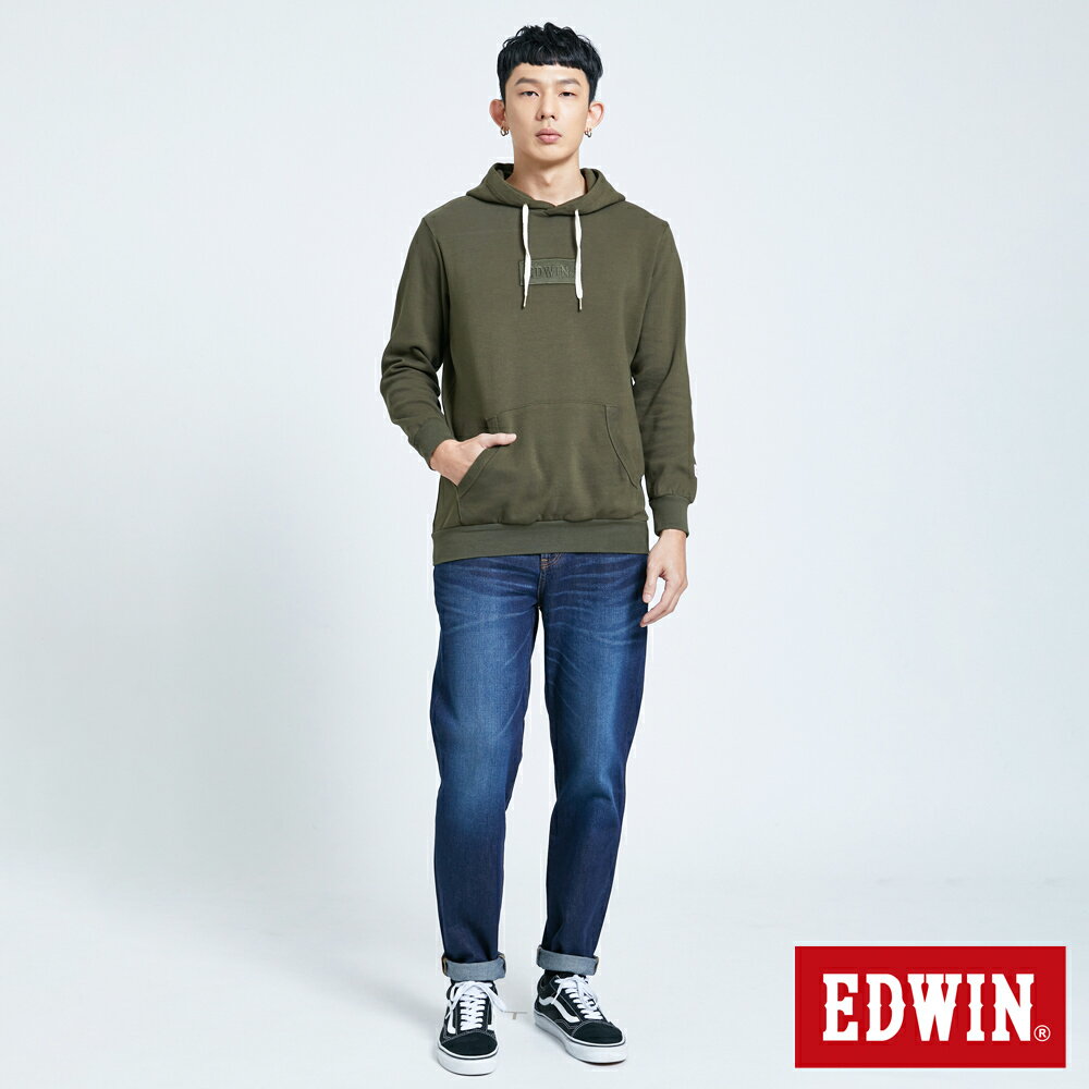 特降品↘EDWIN 503棉感復古AB牛仔長褲-男款 中古藍 #滿件享折扣