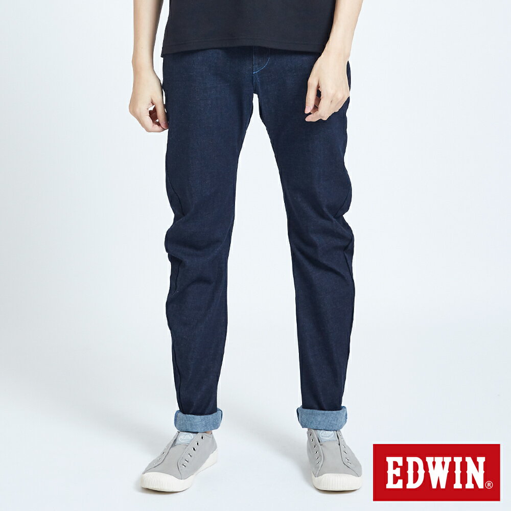 EDWIN E-FUNCTION雙彈3D直筒牛仔褲 -男款 原藍色