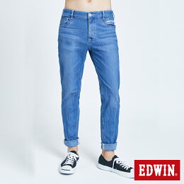 EDWIN JERSEYS 迦績 超彈錐形褲-男款 石洗藍 EDWIN JERSEYS 迦績 超彈錐形褲-男款 石洗藍