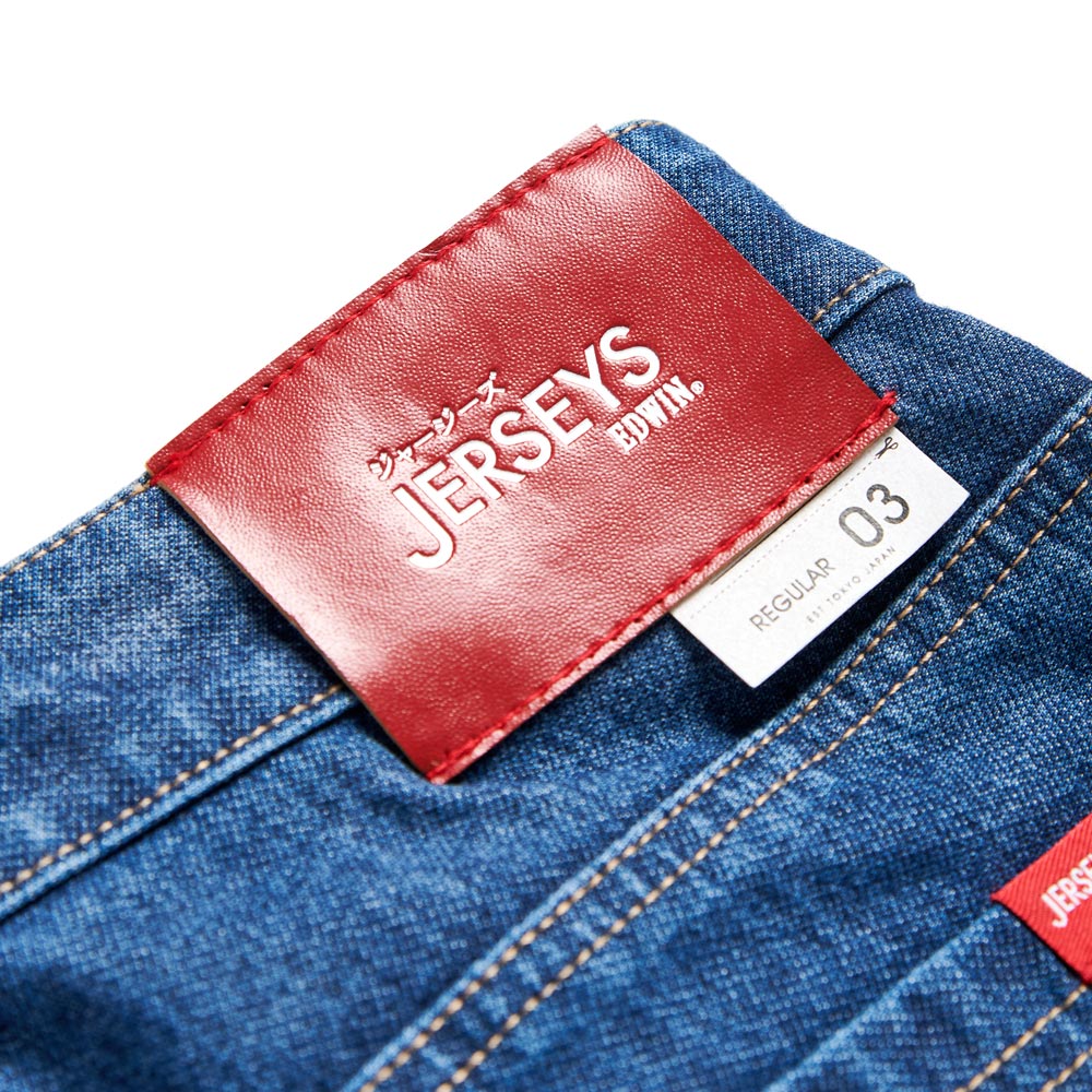 EDWIN 男款 東京紅360° 迦績彈力機能中直筒牛仔褲 (拔洗藍) 3