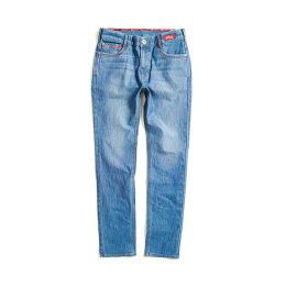 迦績彈力機能小直筒牛仔褲