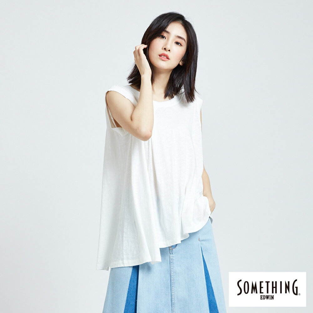 SOMETHING 層次不對稱 寬鬆上衣