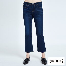 SOMETHING八分靴型牛仔褲