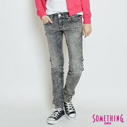 【SUPER SALE整點特賣↘】SOMETHING NEO FIT 2WAY低腰伸縮直筒牛仔褲-女款 復古灰【08/01 AM10:00開賣】【8月會員神券!APP下單限定憑券『18August100』滿千再折$100元★限用一次】