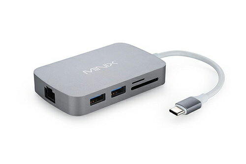 <br/><br/>  【美國代購-現貨】MINIX NEO C， USB-C 多功能集線器 with VGA / RJ45網路 - Space Gray (適用 MacBook)<br/><br/>