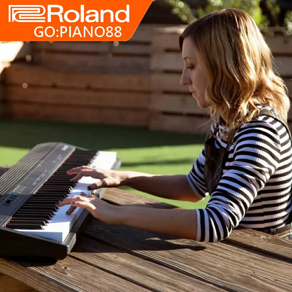 非凡樂器『ROLAND 樂蘭』88鍵全音域輕巧電鋼琴 / GO:PIANO88含琴袋 / 公司貨保固
