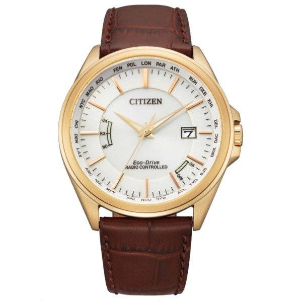 CITIZEN 星辰錶 CB0253-19A GENT'S 店鋪限定光動能電波腕錶 / 白麵 43.3mm｜樂天全館特惠中★指定刷卡回饋10%