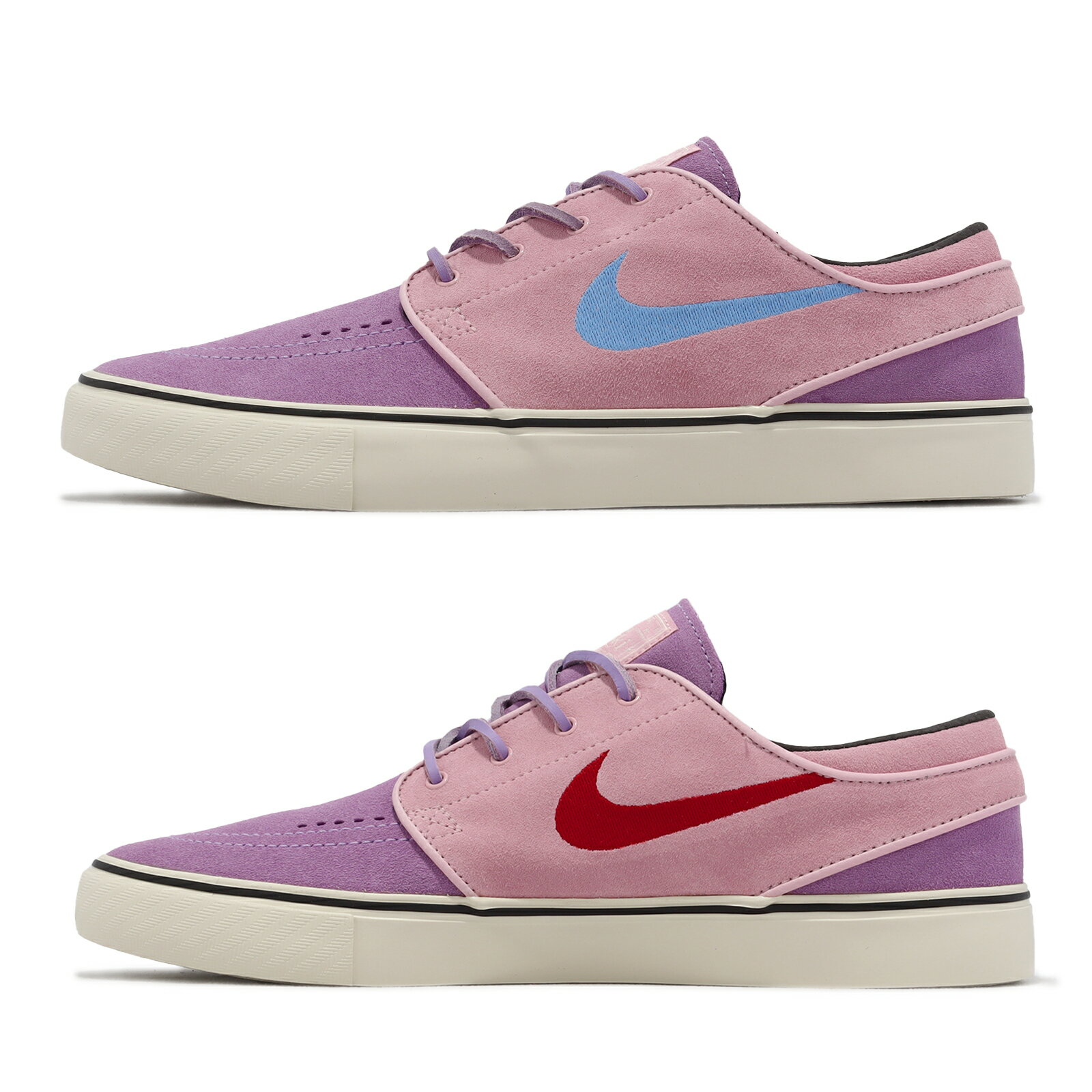 Nike 滑板鞋 SB Zoom Janoski OG+ 男鞋 女鞋 粉 綠 麂皮 休閒鞋