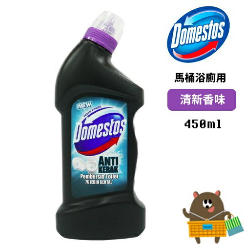 德國 Domestos 多霸道 浴室 除菌 潔白 馬桶浴廁清潔劑 450ml 除臭殺菌凝膠 潔白配方【領券滿額再折千12/31止】 1