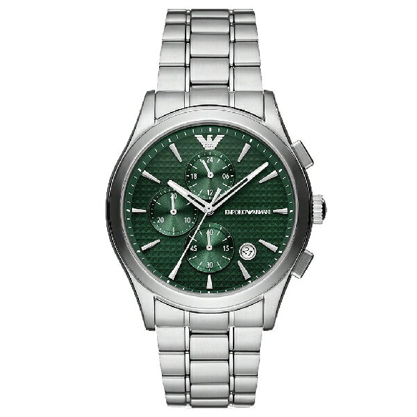 EMPORIO ARMANI 亞曼尼 Paolo系列 AR11529 紳男計時手錶 綠面 42MM｜樂天全館特惠中★指定刷卡回饋10%