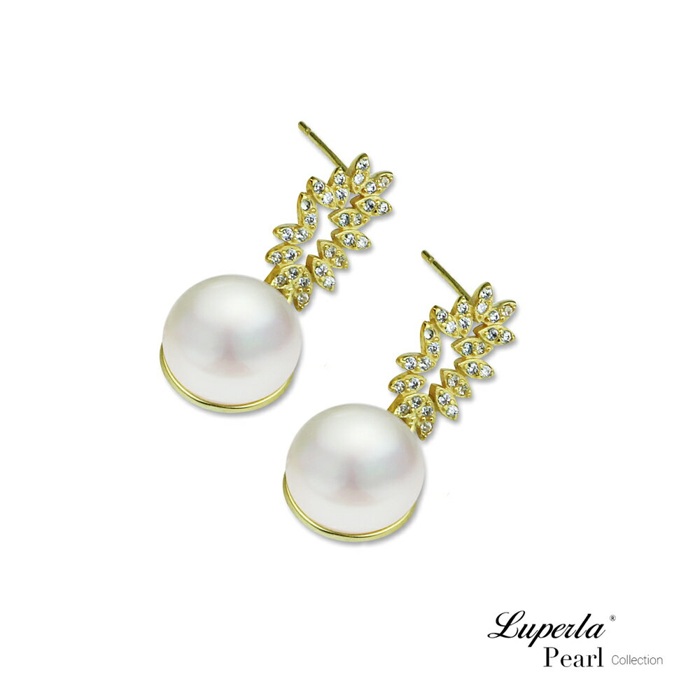 大東山珠寶 天然珍珠耳環 絕美頂奢系列 愛的首席 10MM 2