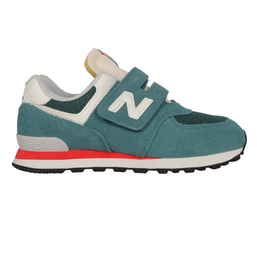 NEW BALANCE 男中童復古慢跑鞋-WIDE(免運 574 慢跑 運動 休閒「PV574VPG」≡排汗專家≡