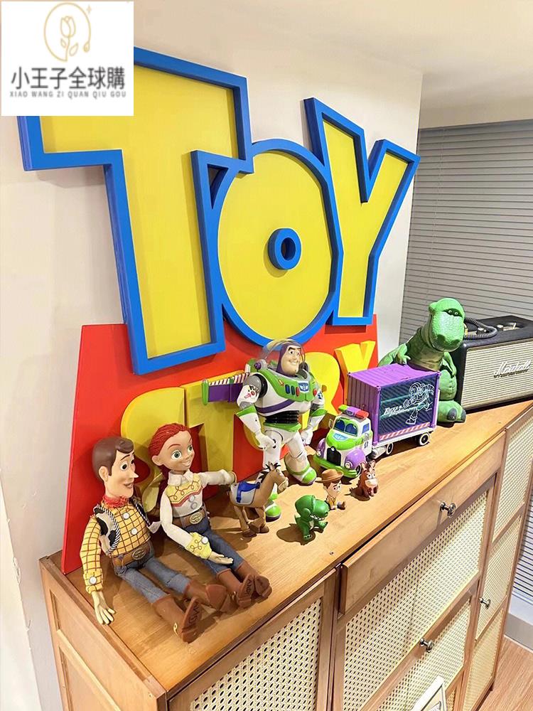【公司現貨速發】免運 開發票玩具總動員招牌logo toy story家居房間卡通高顏值擺件小紅書爆火