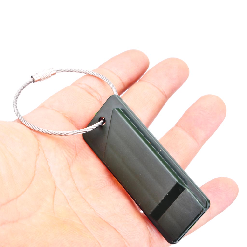 戶外求生口哨鑰匙扣掛扣帶鋼絲鑰匙圈多功能創意實用救生鑰匙環 4