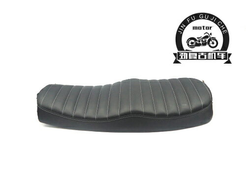 【可開發票】適用輕騎游俠機車車縫菱形座墊 大腳怪復古改裝超纖皮坐墊鞍座 6