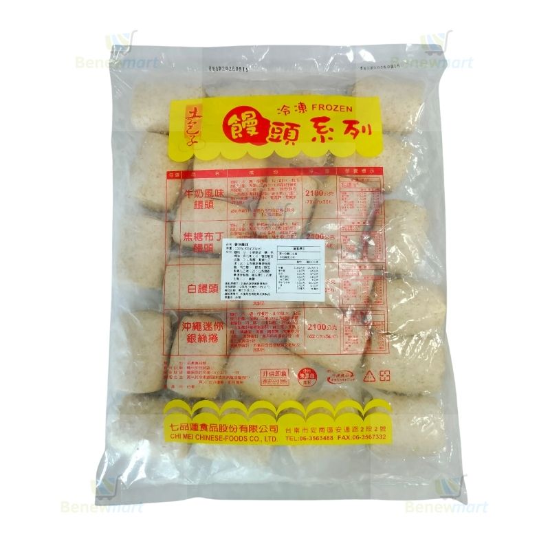 ★有效20260915★冷凍麥味饅頭【每顆約60公克*25入裝/每包1500公克】《大欣亨》B012018-2