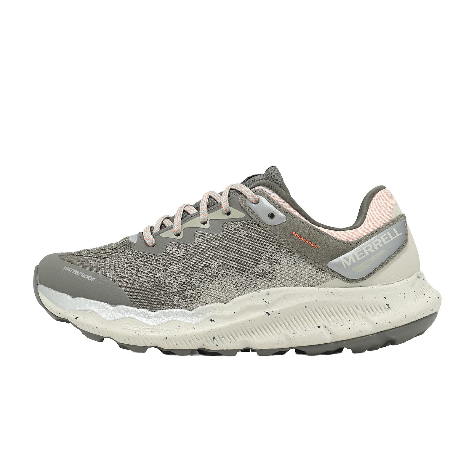 Merrell 戶外鞋 Antora 4 WP 女鞋 灰 防潑水 越野 機能 運動鞋 ML00005453