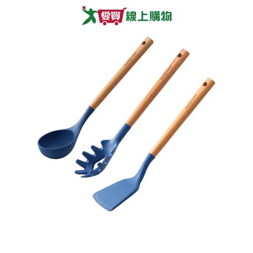 BLACK HAMMER 耐熱櫸木-矽膠鏟/湯勺/麵勺 勺子 鏟子【愛買】