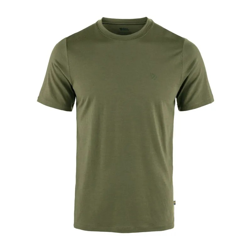 ├登山樂┤瑞典Fjallraven Abisko Wool短袖羊毛排汗衣 男 # FR87193-625 月桂綠