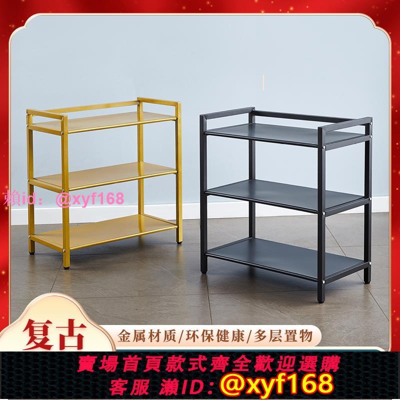 火鍋店酒店簡易廚房置物架收納架落地金屬小推車多層放菜架子包郵