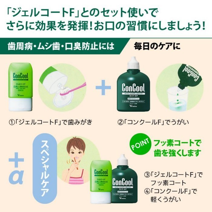 日本【ConCool Weltec】牙周專用護理漱口水 100ml 5