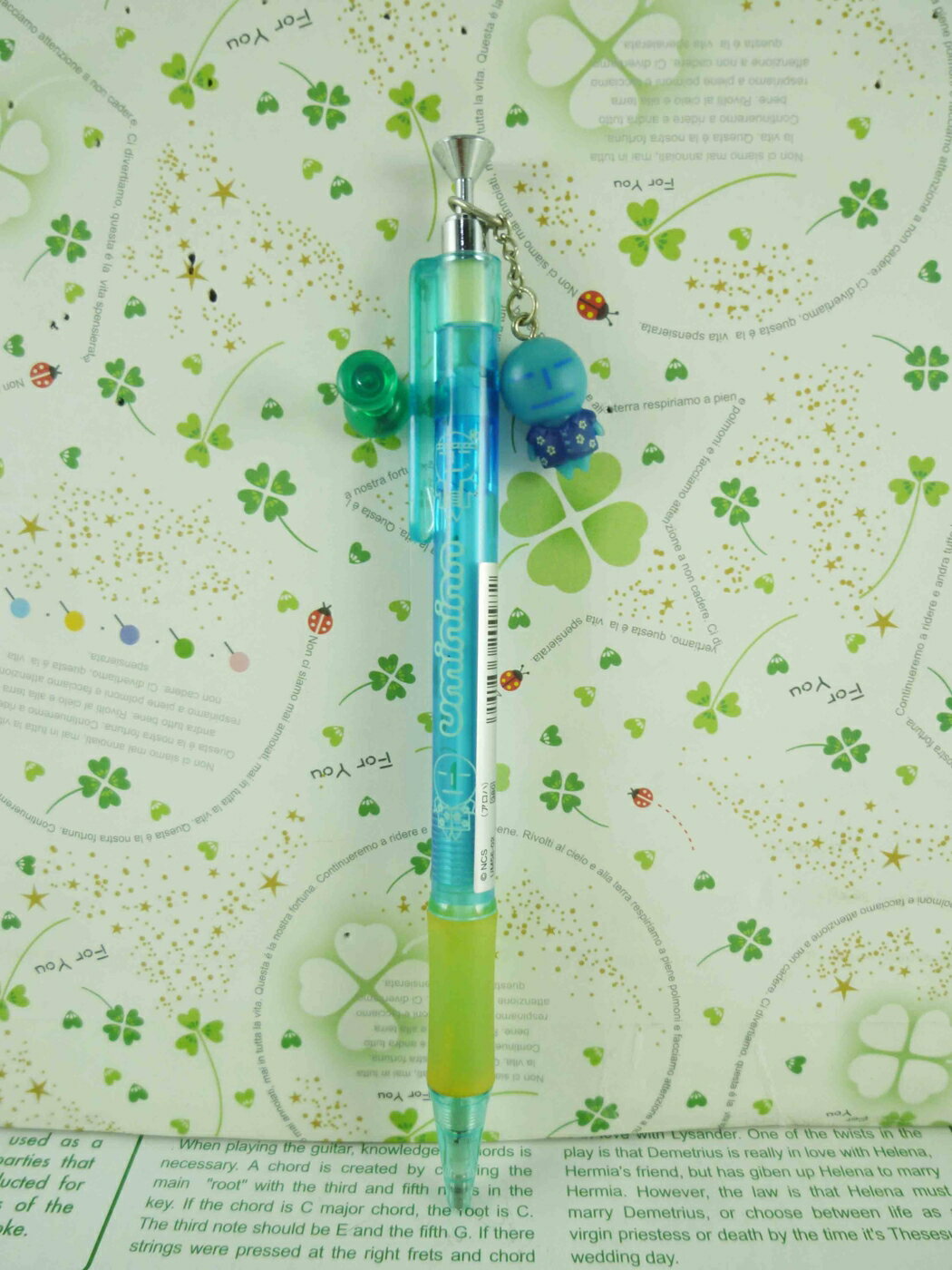 【震撼精品百貨】藍海寶寶 造型自動筆-光頭 震撼日式精品百貨