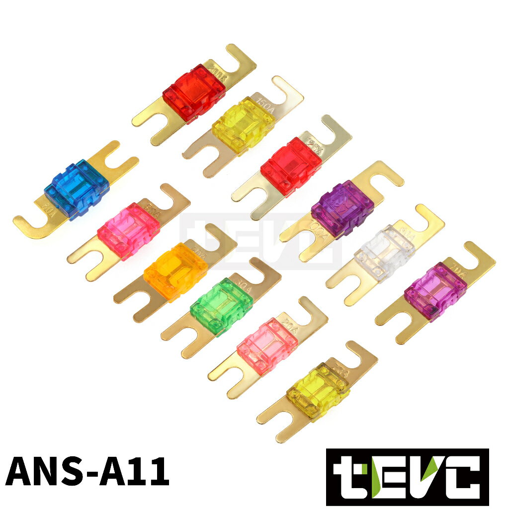 《tevc》ANS A11 保險絲 車用 AFS 鍍金 小雲母片型 熔絲型 ANL型(小號) 保險片