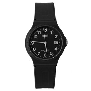 CASIO卡西歐經典基本款手錶 沉穩全黑中性款腕錶 升級日期窗設計【NE1605】原廠公司貨