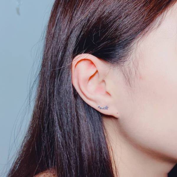 現貨專區｜純銀｜星空純銀耳環(hdess58)｜送禮精選店家★Reyna jewelry 女王飾品