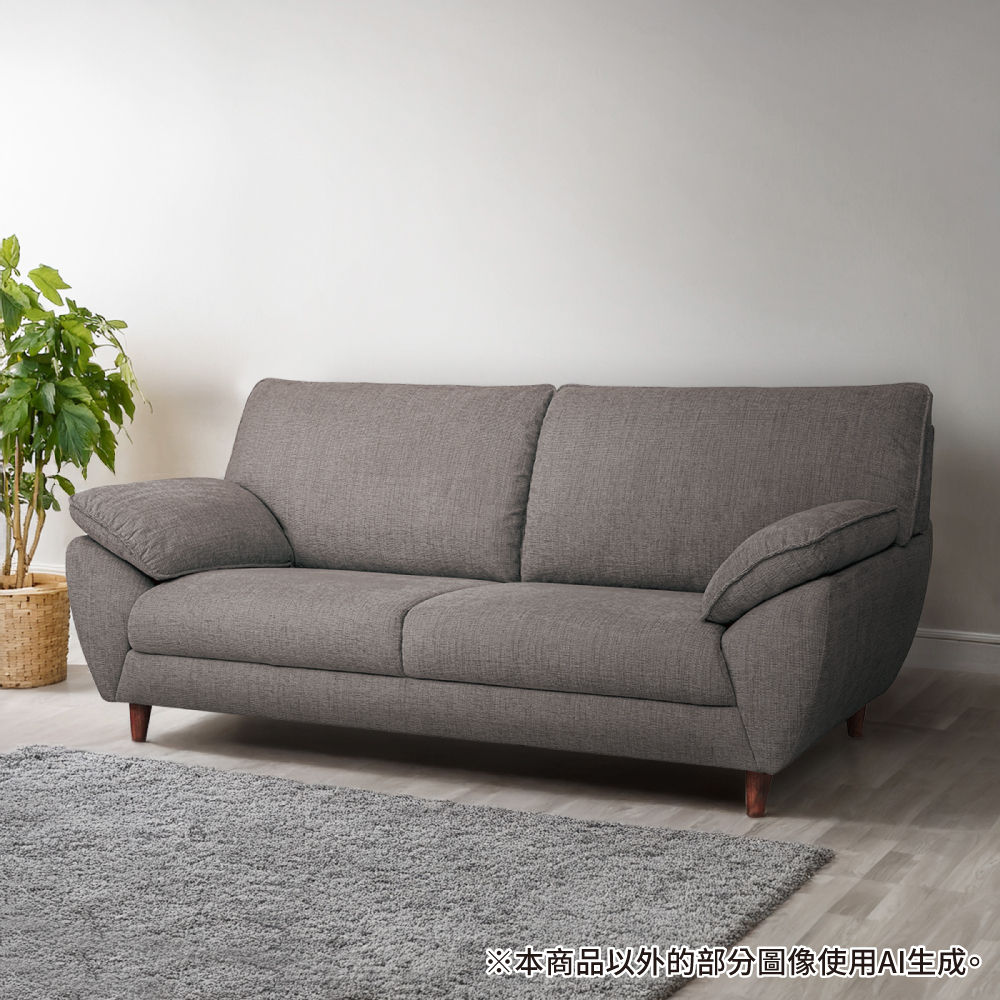 ◎布質3人用沙發 SL02 DGY NITORI宜得利家居