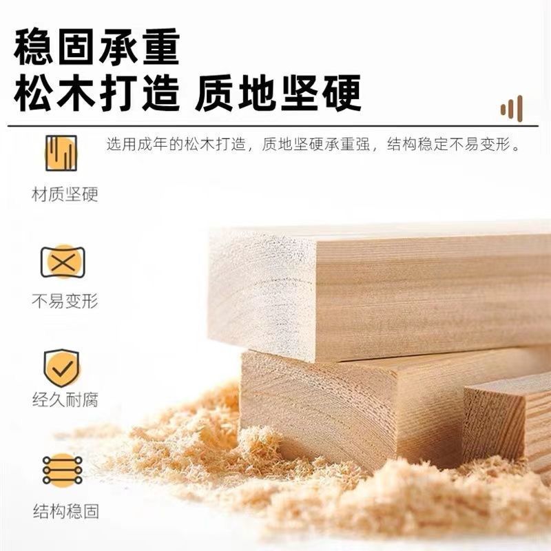 實木榻榻米落地護脊護腰1米酒店床無靠背1.2日式現代簡約1.5床架 5