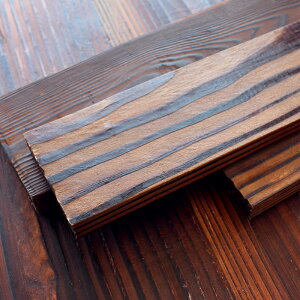 防腐木板材碳化木條戶外實木地板露臺火燒木護墻板木方桑拿板吊頂
