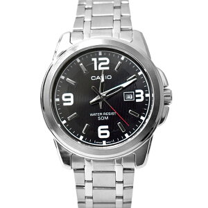 CASIO手錶 大數字黑色鋼錶【NEC151】