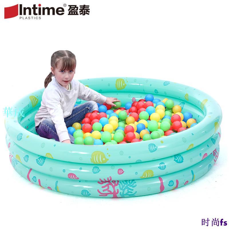 精品盈泰海洋球池充氣加厚室內家用寶寶彩波波球池嬰兒童玩具遊戲圍欄qq4292