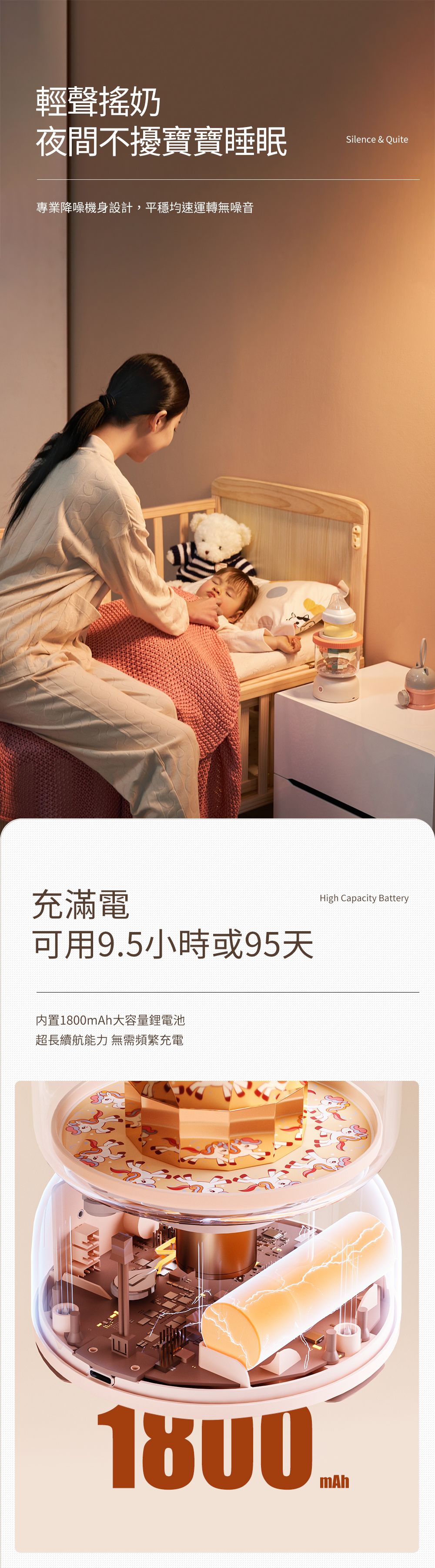 Snow Bear 韓國小白熊智莉自動搖奶器【甜蜜家族】 7