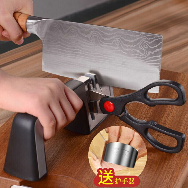 磨刀石/磨刀器/電動磨刀石 菜刀快速磨刀器家用多功能磨刀石廚房做飯磨刀棒磨刀開刃神器手動『XY39614』