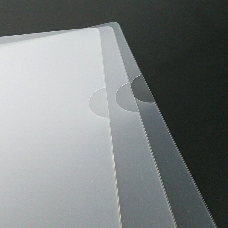 新德牌 L型資料夾 透明文件夾 E310夾 (A4) (透明) (12入) (特價) 2