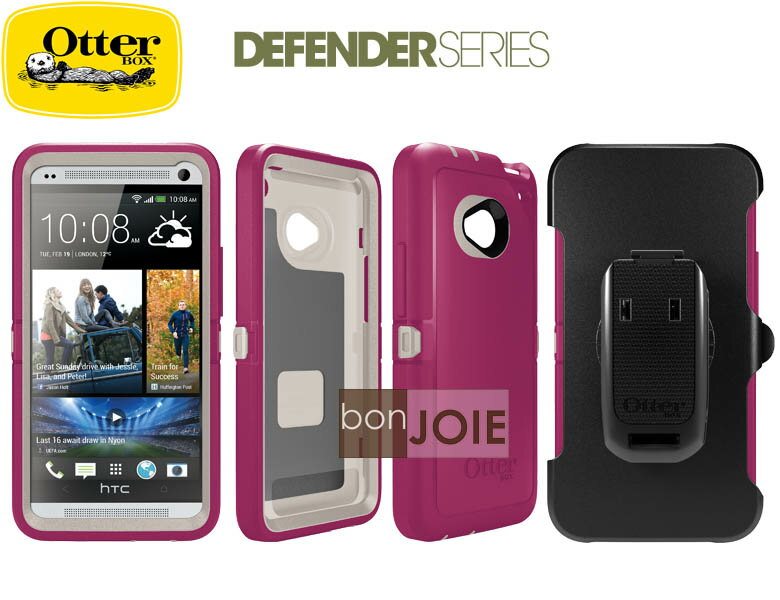 ::bonJOIE:: 美國原廠正品 OtterBox Defender HTC NEW ONE ( M7 ) 防禦者 三防手機殼 (附原廠購買證明) 三層防摔防震 保護殼 手機蓋 套 3