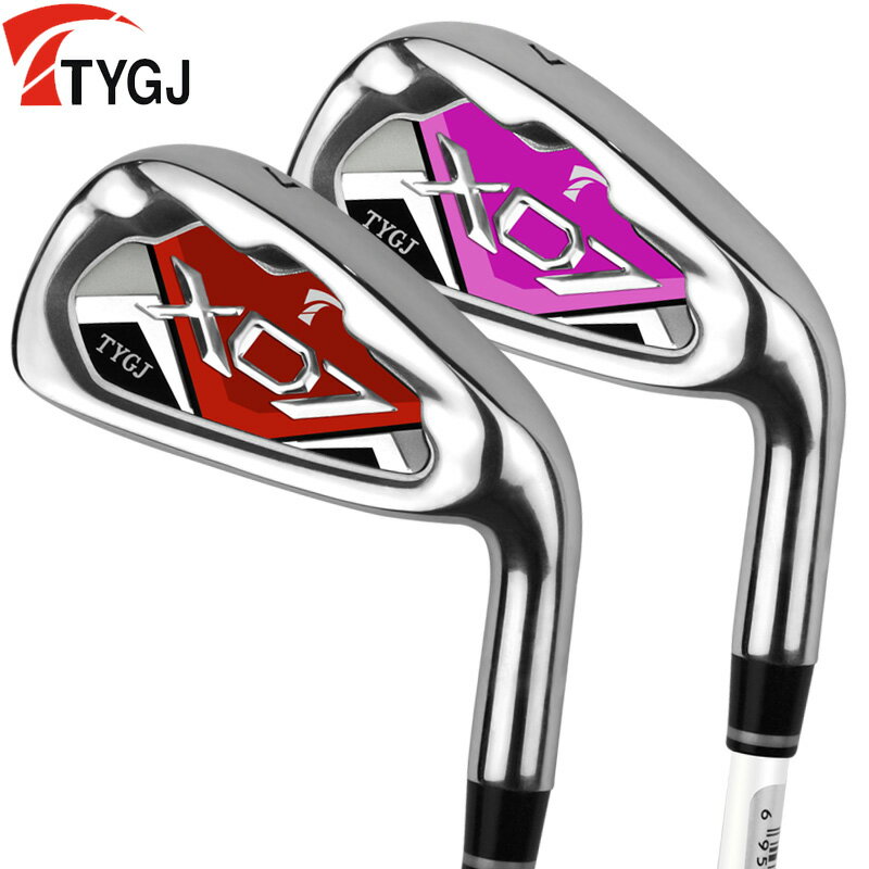 正品TTYGJ高爾夫球桿Golf男女款 7號鐵初學練習桿 鐵桿碳素桿身