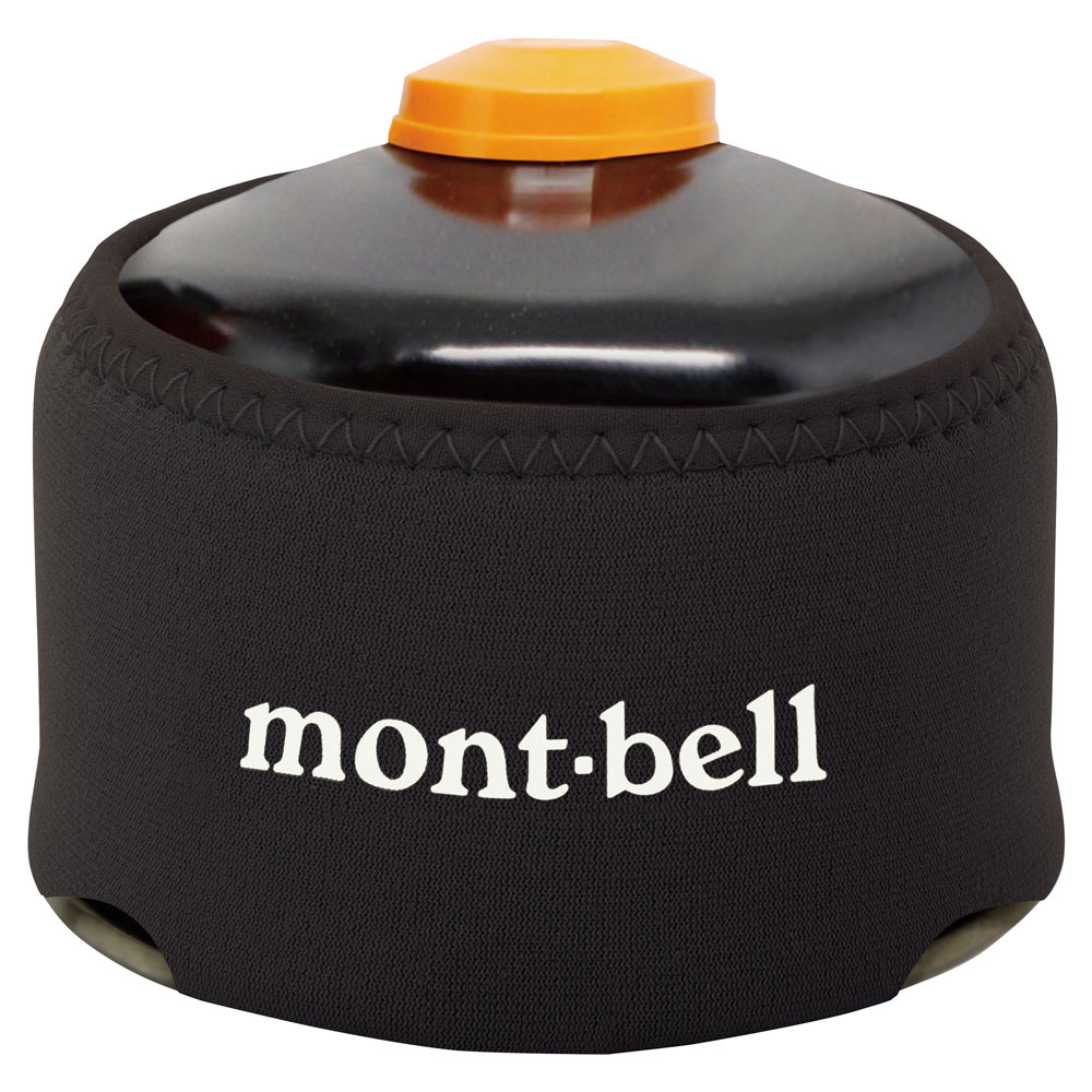 【【蘋果戶外】】mont-bell 1124960 BK 黑 Gas Canister Sock 250 瓦斯罐保護套