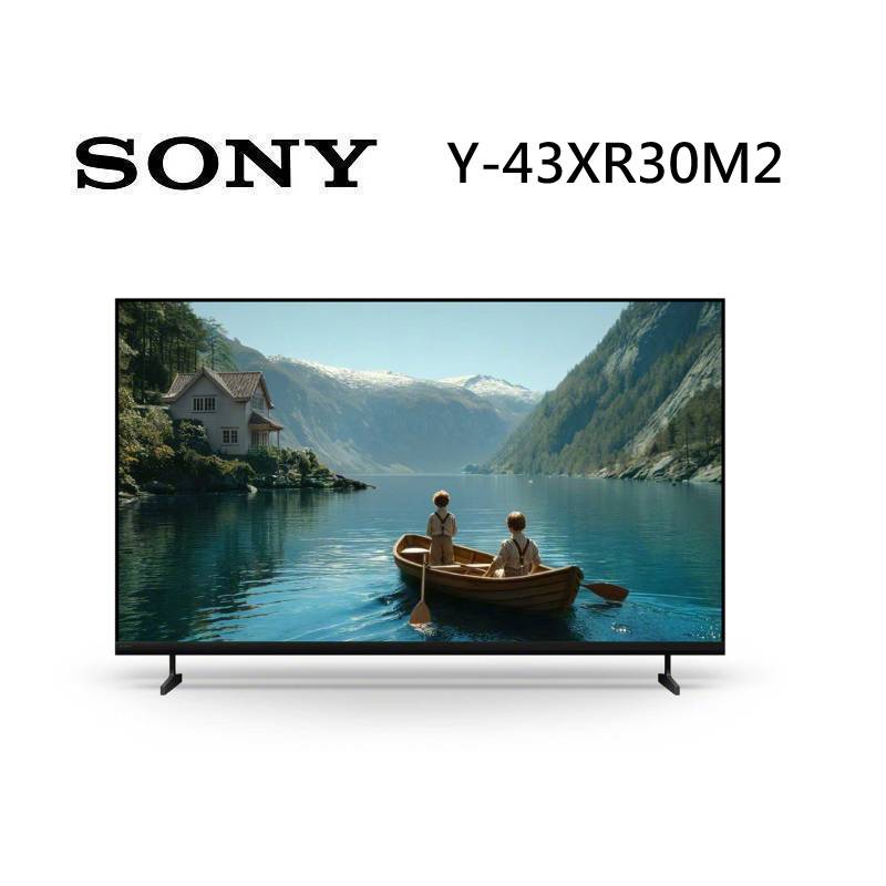 SONY 索尼 Y-43XR30M2 43型 BRAVIA 3 II Google TV 智慧聯網顯示器