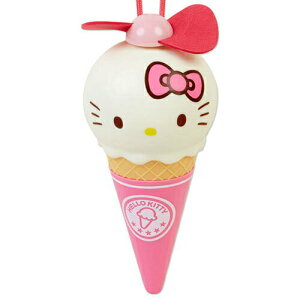 【震撼精品百貨】Hello Kitty 凱蒂貓 HELLO KITTY甜筒冰淇淋造型攜帶型隨身風扇 震撼日式精品百貨