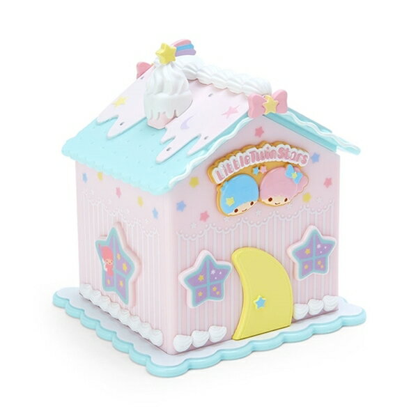 【震撼精品百貨】Little Twin Stars KiKi&LaLa 雙子星小天使~日本雙子星糖果屋造型樹脂收納盒*76514