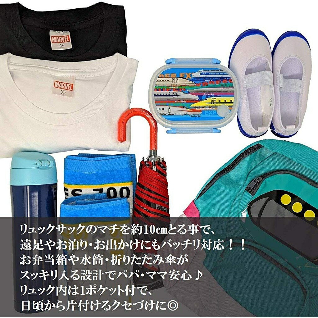 【3色可選】日本原裝 新幹線 兒童後背包 輕量化 大容量書包 可愛 小學 孩童 開學 【小福部屋】 5
