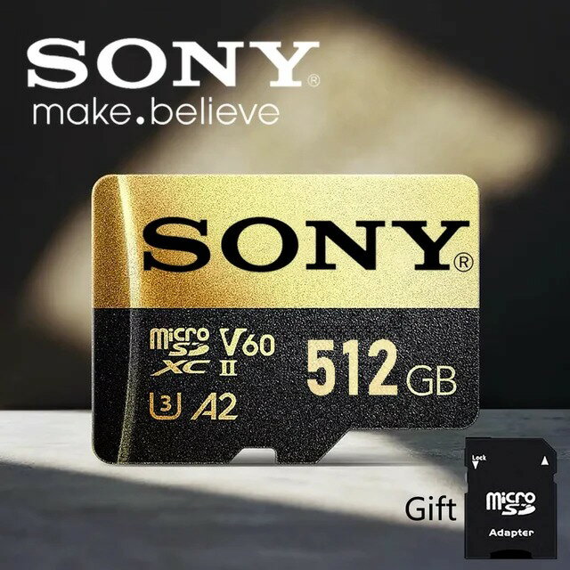 【日本代購】Sony Micro SD 卡高速 SD 記憶卡 512GB MicroSD U3 A2 TF 快閃記憶體卡適用於 手機相機桌上型電腦