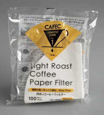 金時代書香咖啡 CAFEC 三洋 T-92 錐形漂白淺焙專用濾紙 01 1-2人用 100入/包 CFD-01-T-92-100W