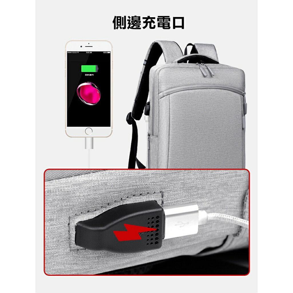 ISONA 16吋雙肩背帶電腦包 筆電包 後背包 雙肩包 書包 電腦後背包 macbook筆電平板輕薄優質防水牛津布材質 4